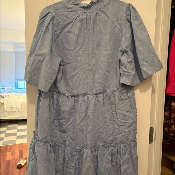 Tuckernuck Sky Blue Mini Dress - Picture 5 of 6